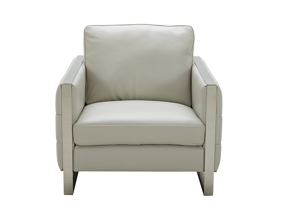 J & M Furniture Constantin Chair in Light Grey