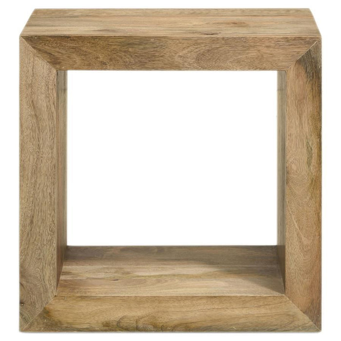 Benton - Rectangular Solid Wood End Table - Natural