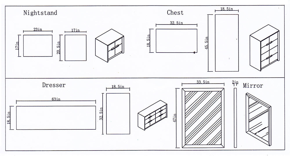 J & M Furniture Copenhagen Chest