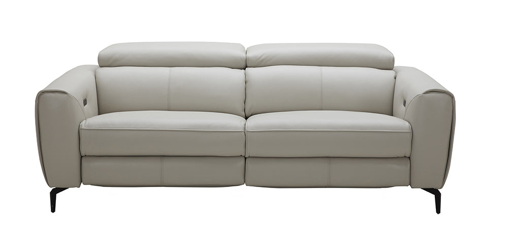J & M Furniture Lorenzo Sofa in Light Grey