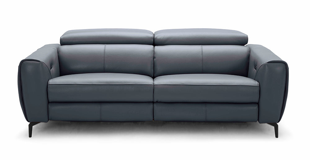 J & M Furniture Lorenzo Sofa in Blue Grey