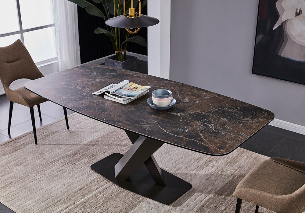 J & M Furniture MC Elegance Fixed Table