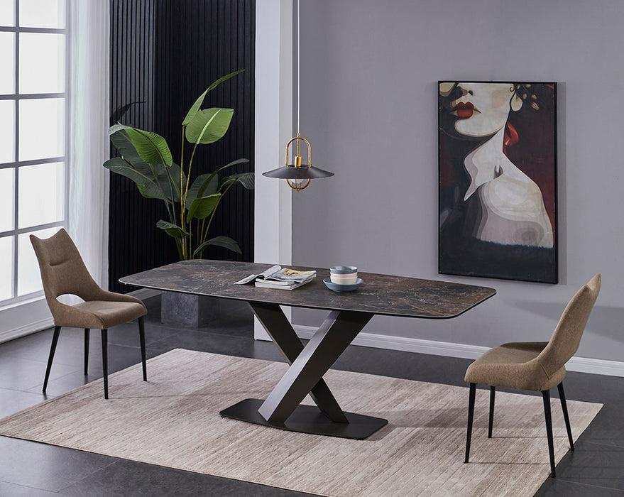 J & M Furniture MC Elegance Fixed Table