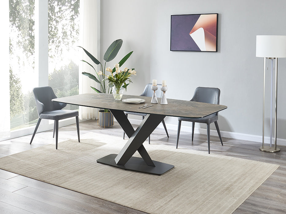 J & M Furniture MC Elegance Fixed Table