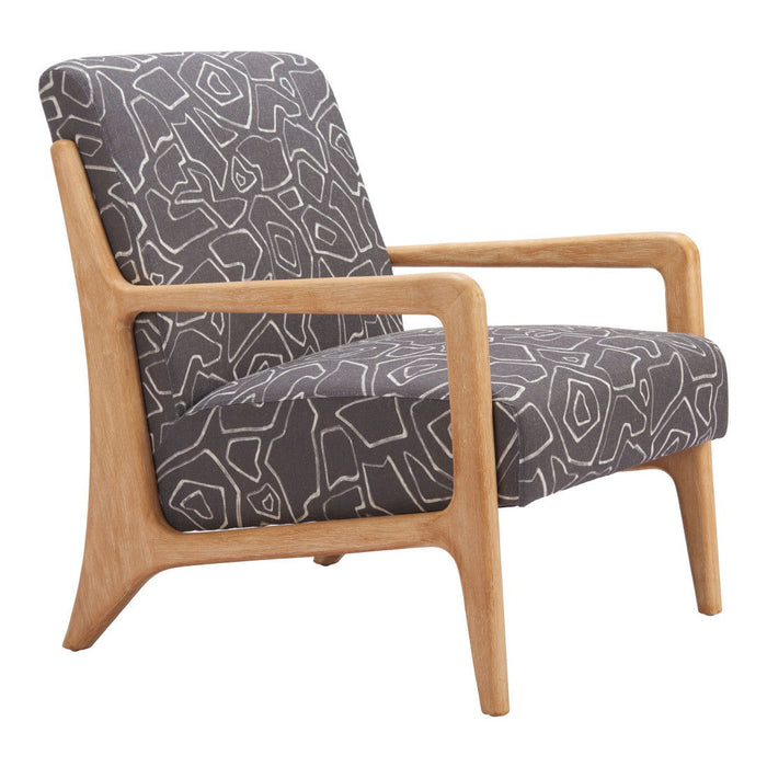 Upholstered Arm Chair - Gray