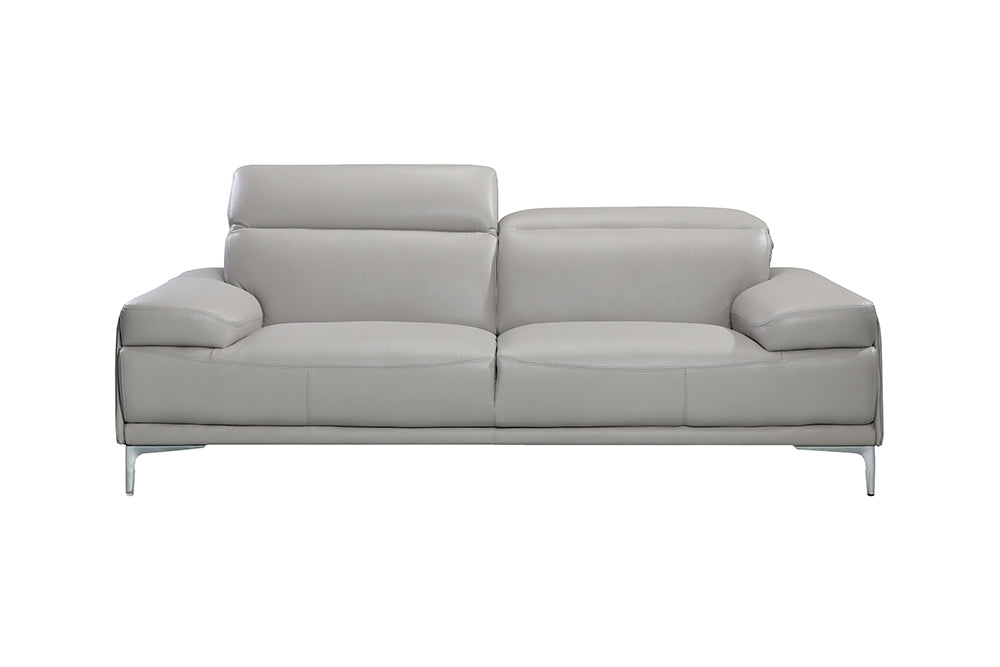 J & M Furniture Nicolo Sofa in Light Grey