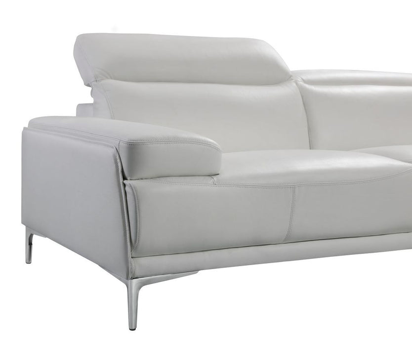 J & M Furniture Nicolo Sofa - White