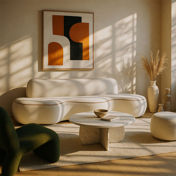 Swerve - Velvet 101" Upholstered Sofa