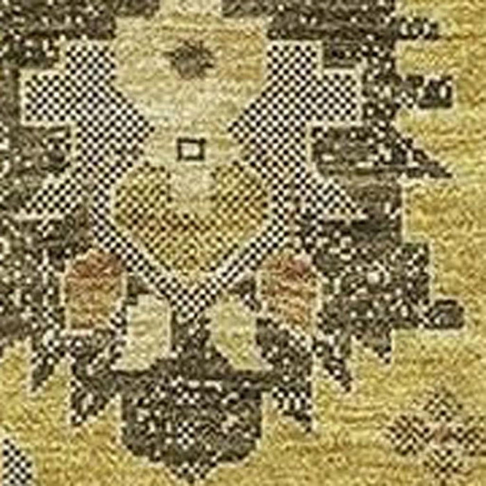 10' X 14' Oriental Washable Area Rug With UV Protection (656621) - Gold / Charcoal / Gray