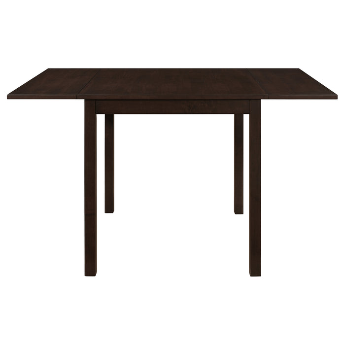 Kelso 3-piece Drop Leaf Dining Table Set Cappuccino and Beige