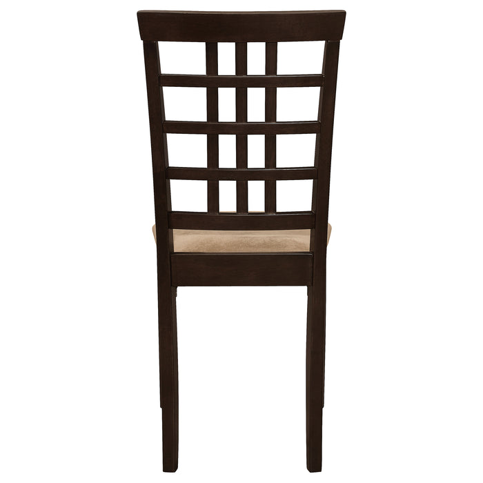Kelso 3-piece Drop Leaf Dining Table Set Cappuccino and Beige