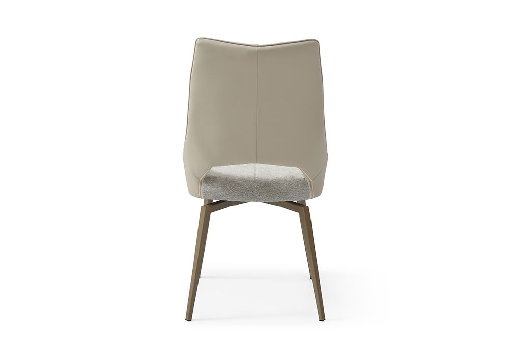 1239 - Swivel Chair - Beige / Champagne