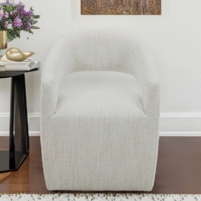 Fabric Arm Chair - Cream