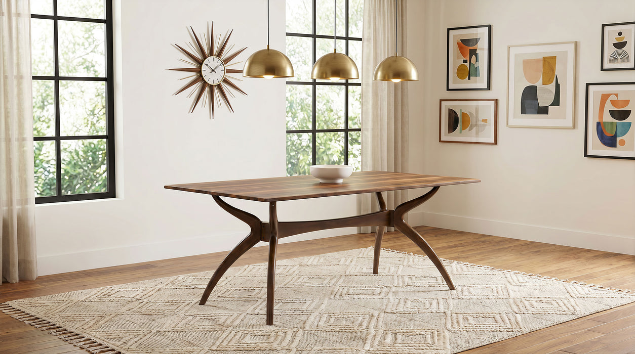 Randolph 79-inch Smart Top Rectangular Dining Table Sheesham and Brown