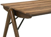 CoasterEveryday Randolph 5-piece SmartTop rectangular dining set in sheesham wood with brown finish