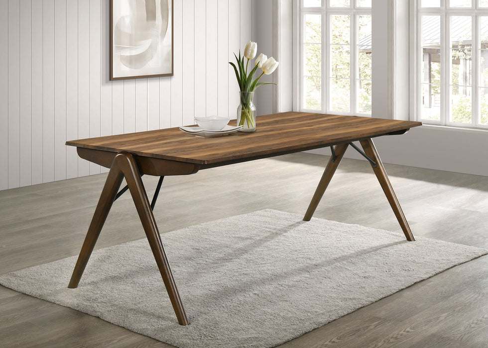 Randolph 82-inch Smart Top Rectangular Dining Table Sheesham and Brown