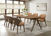 CoasterEveryday Randolph 82-inch SmartTop rectangular dining table in sheesham wood with brown finish