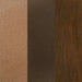 Set of two CoasterEveryday Randolph upholstered counter height chairs with butterscotch and brown fabric, featuring cushioned seats and wooden legs.