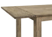 CoasterEveryday Cardova 5-piece extension dining table set with Vineyard Oak finish, showcasing the table and matching chairs.