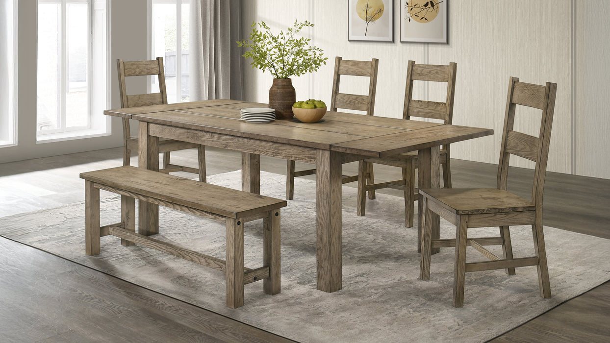 Cardova 6-piece Extension Table Dining Set Vineyard Oak