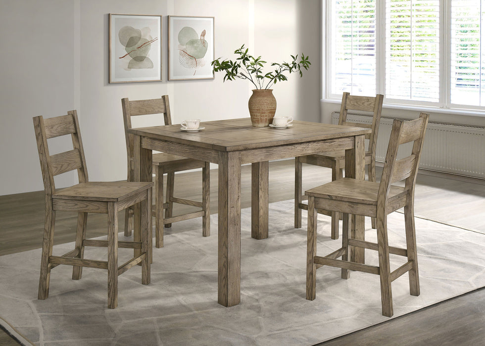 Cardova Square Counter Height Dining Table Vineyard Oak