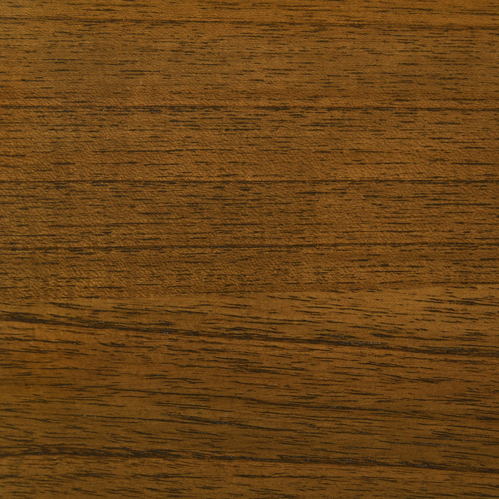 Mueller 48-inch Round Mindi Veneer Dining Table Brown