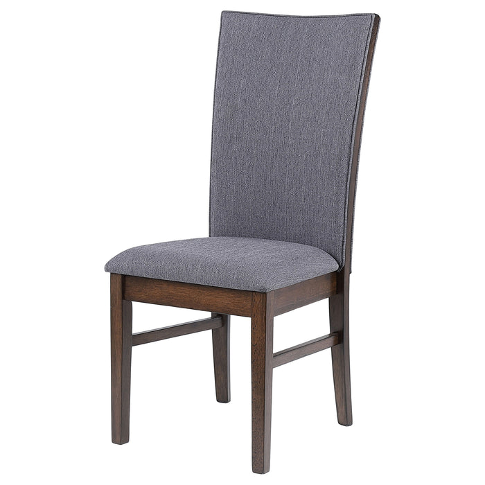 Sherwood grey upholstered dining side chair by CoasterEveryday, set of 2