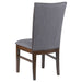 CoasterEveryday Sherwood upholstered dining side chair in grey, set of 2