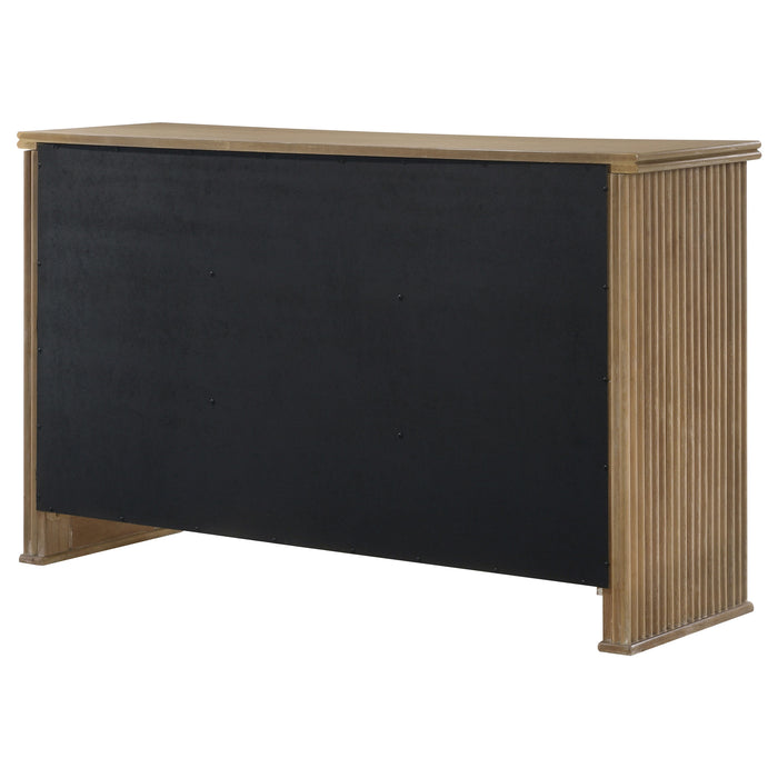 Adina 3-door 59-inch Sideboard Server Distressed Light Brown