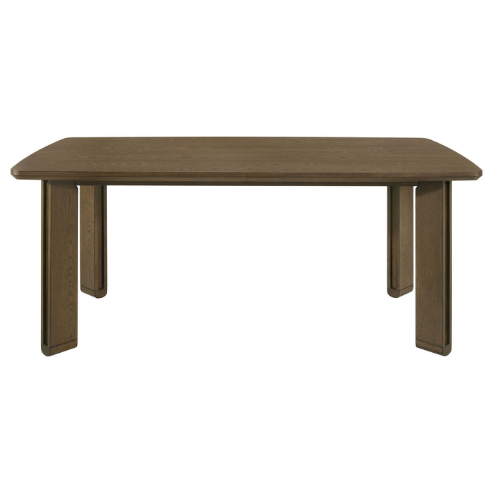 Ottowa 7-piece Rectangular Wood Dining Room Table Set Brown