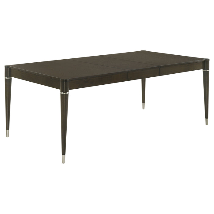 CoasterEveryday Reseda 5-piece rectangular dining set in ash brown with table and four chairs