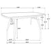 Croyden 73-inch rectangular dining table by CoasterEveryday with weathered natural wood finish and sturdy furniture design.
