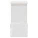Shawna upholstered skirted side chair in white by CoasterEveryday, set of 2