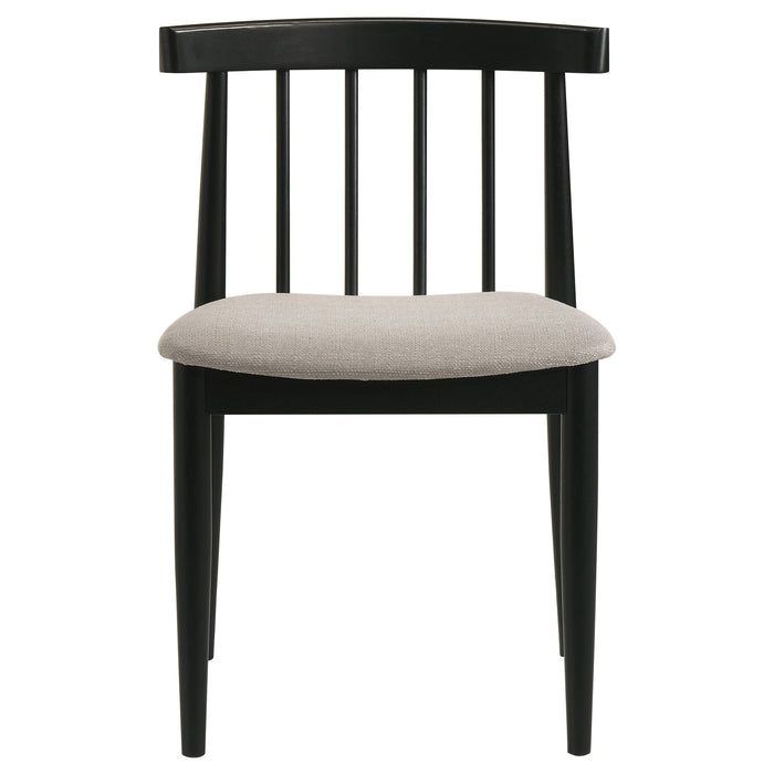 Strouse 5-piece Dining Set Wheat and Black