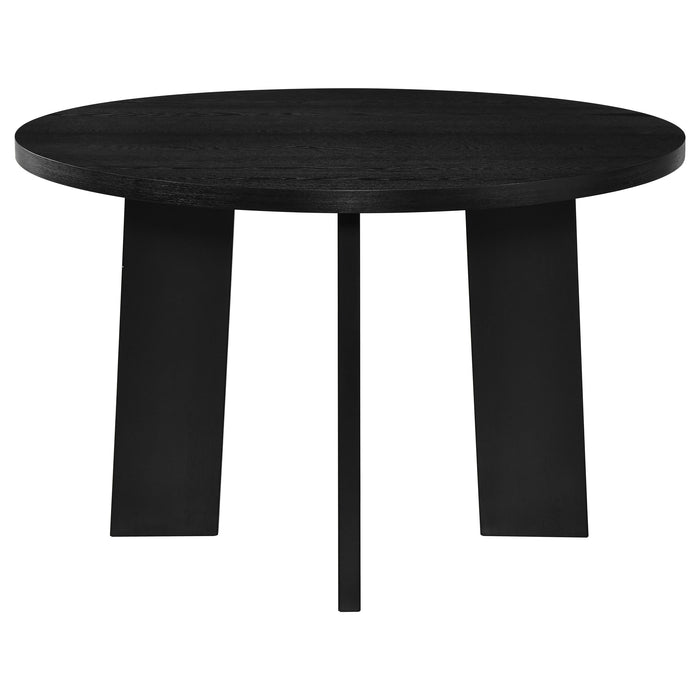 Strouse 5-piece Dining Set Cream and Black