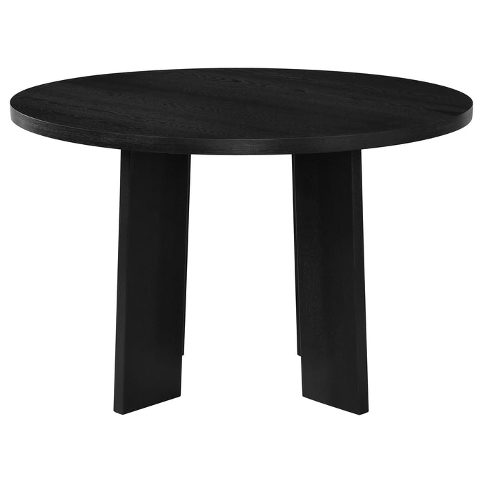 Strouse 5-piece Dining Set Cream and Black