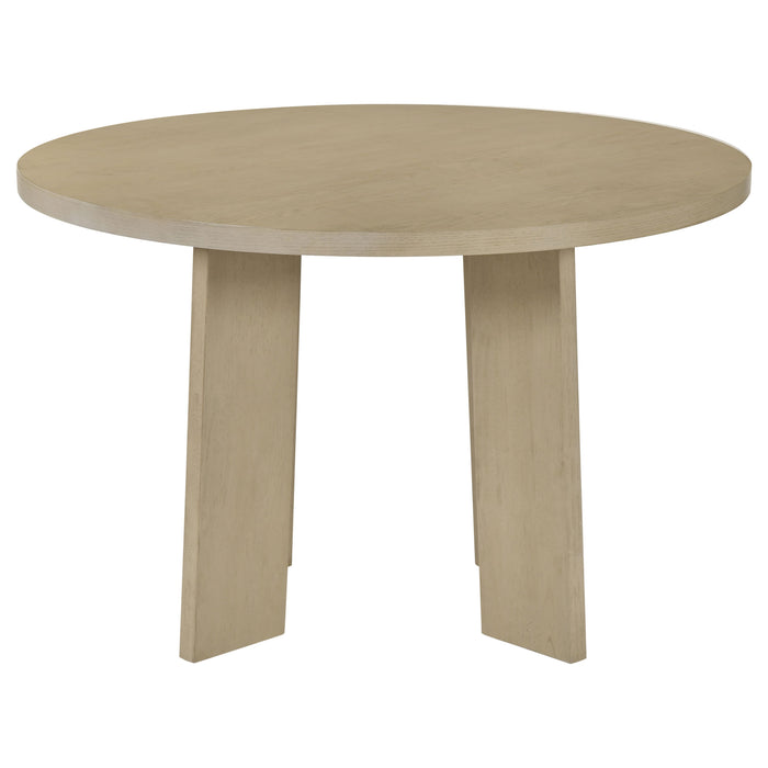 Strouse 5-piece Dining Set Black and Natural Oak