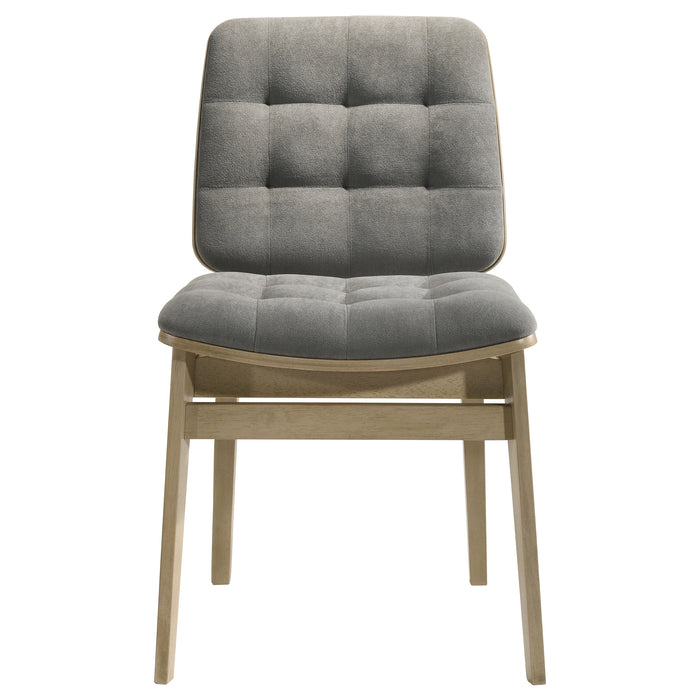 Strouse 5-piece Dining Set Grey and Natural Oak