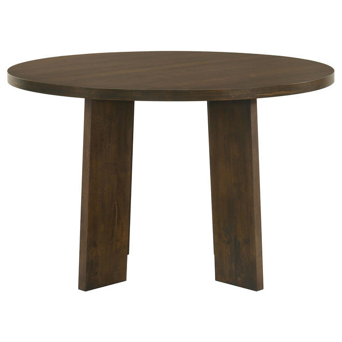 Strouse 5-piece Dining Set Wheat and Walnut