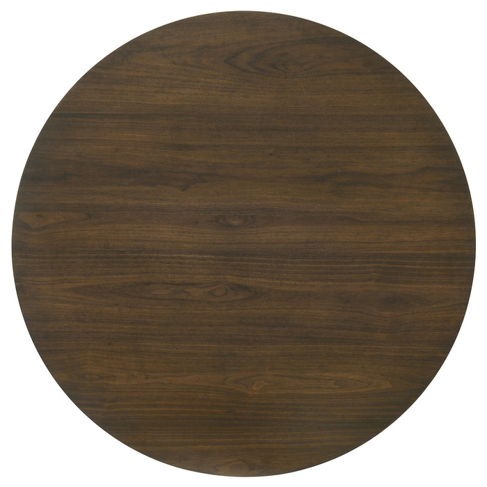 Strouse 5-piece Dining Set Black and Walnut