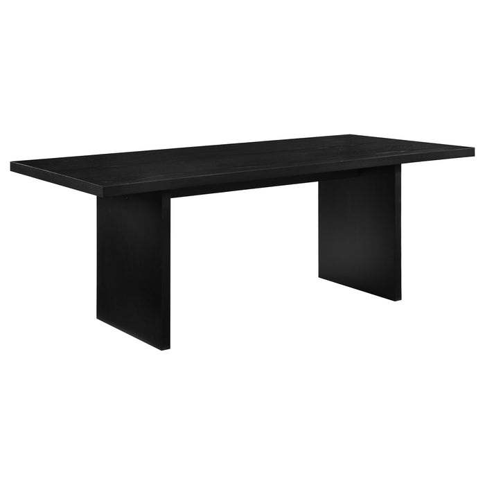 Decker 7-piece 82-inch Rectangular Dining Set Cream and Black