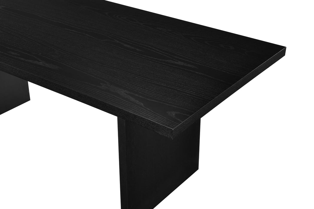 Decker 7-piece 82-inch Rectangular Dining Set Cream and Black