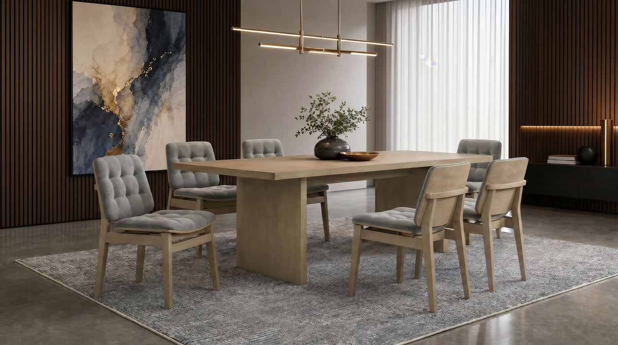 Decker 82-inch Rectangular Wood Dining Table Natural Oak
