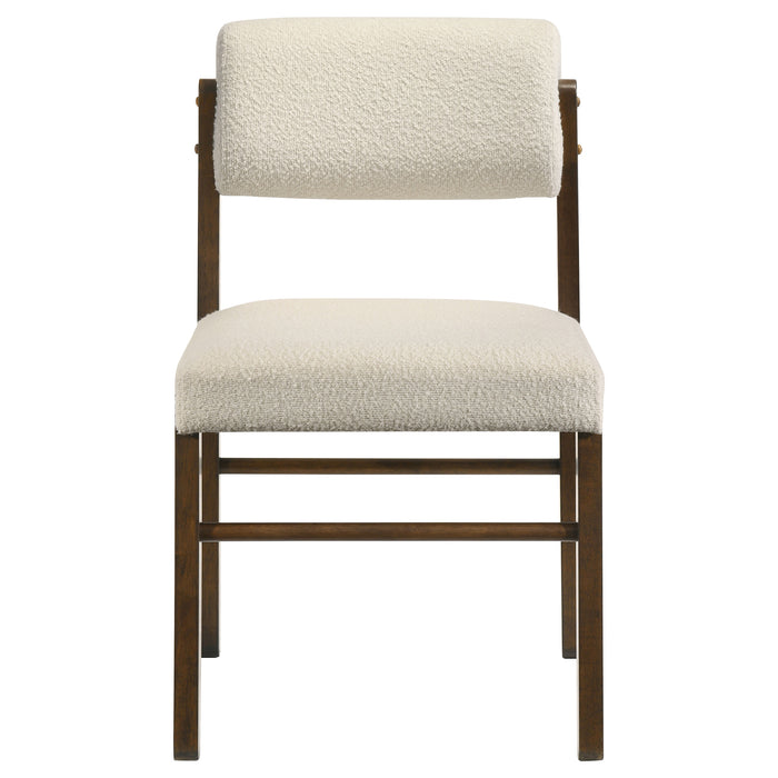 Decker 7-piece 82-inch Rectangular Dining Set Cream and Walnut