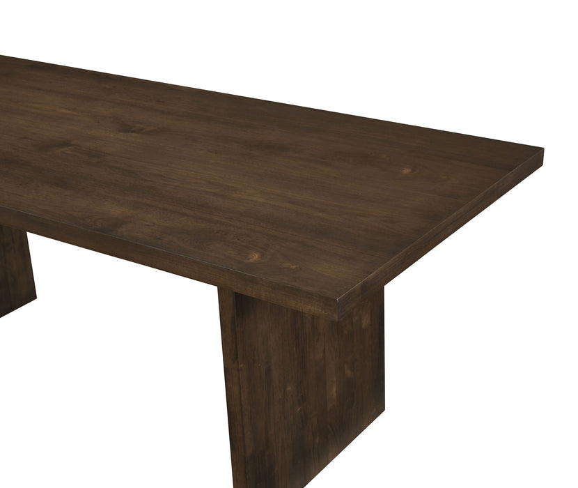 Decker 7-piece 82-inch Rectangular Dining Set Cream and Walnut