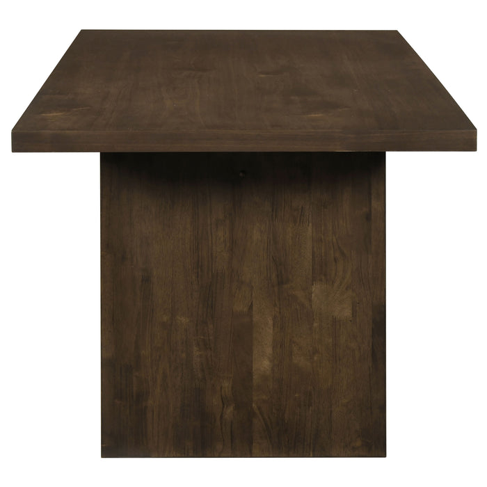 Decker 7-piece 82-inch Rectangular Dining Set Grey and Walnut