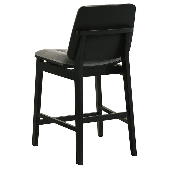 Decker 7-piece 70-inch Counter Height Dining Set Grey and Black