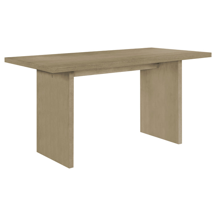 Decker 7-piece 70-inch Rectangular Counter Height Dining Set Grey and Natural Oak