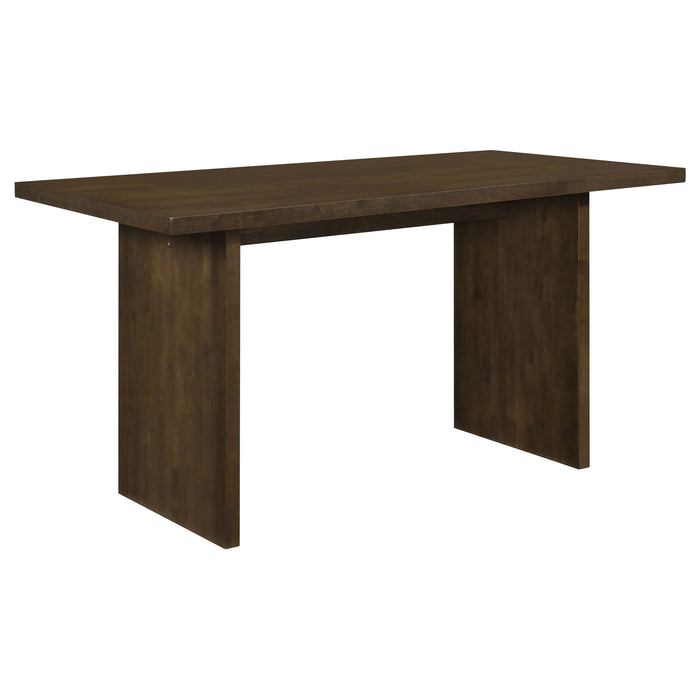 Decker 70-inch Rectangular Wood Counter Height Dining Table Dark Walnut