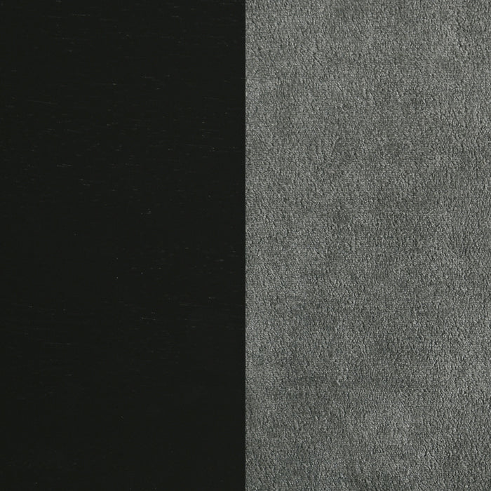 Redbridge Upholstered Side Chair Grey and Black (Set of 2)